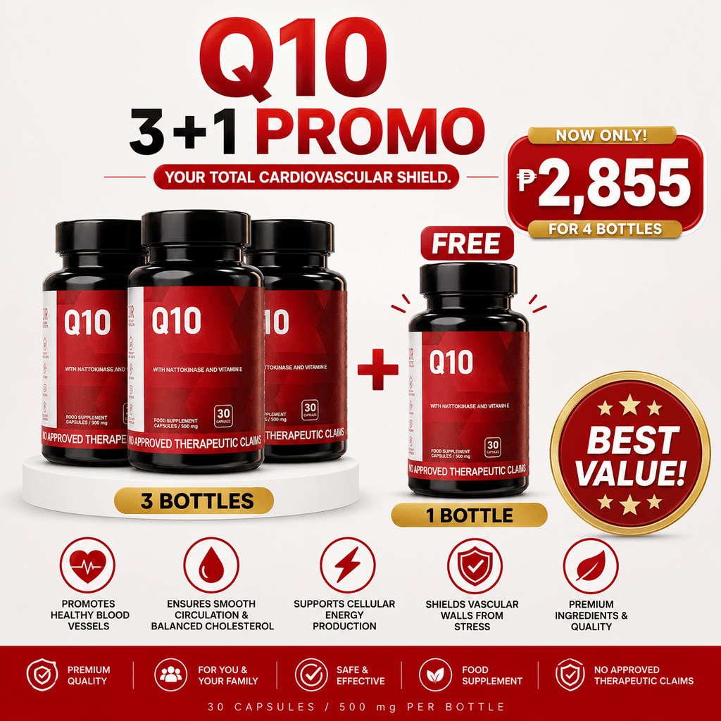 Q10 for Heart Philippines | Coenzyme Q10 & Nattokinase Supplement | SME Organics