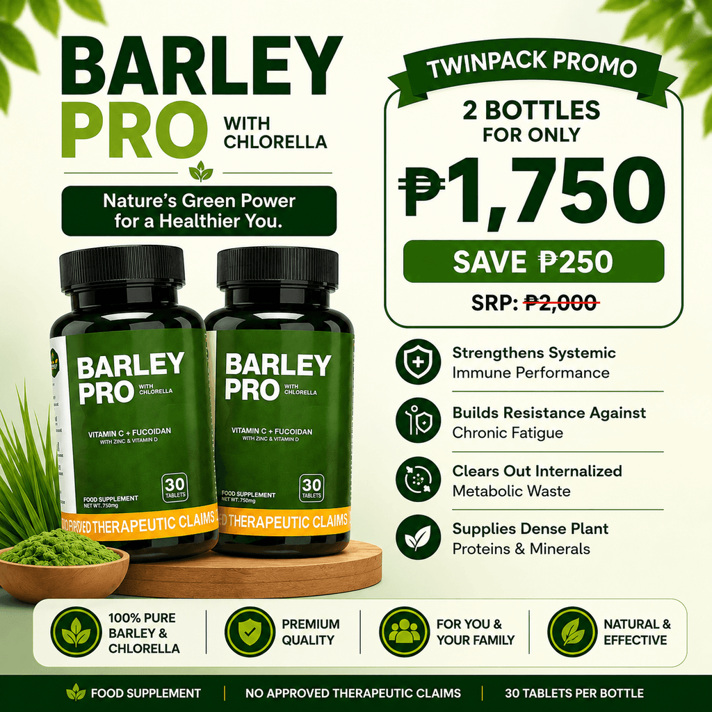 Barley Pro Philippines | Premium Barley & Chlorella Supplement | SME Organics