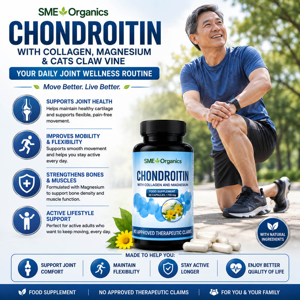 Adult using Chondroitin as part of a daily joint wellness routine