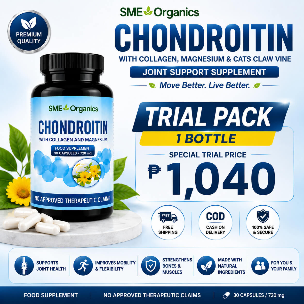 Chondroitin Philippines | Premium Joint Support Supplement | SME Organics