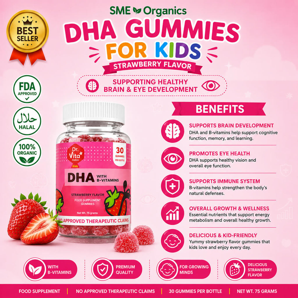 DHA Gummies for Kids supporting healthy brain and eye development
