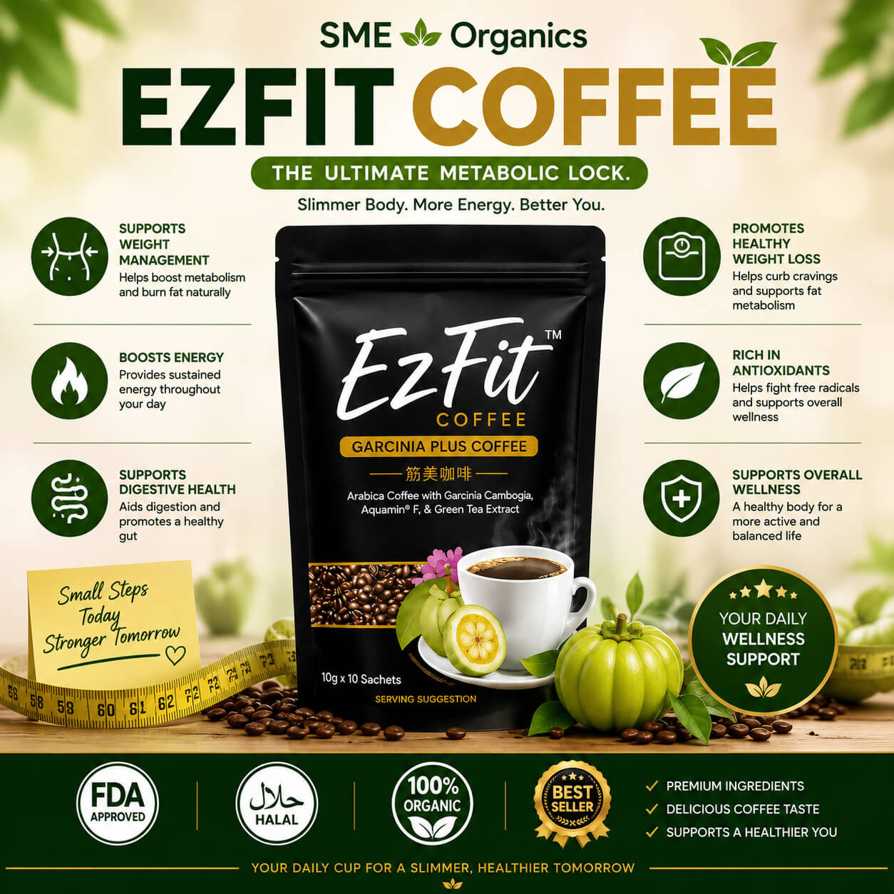 EzFit Slimming Coffee for weight management and daily wellness